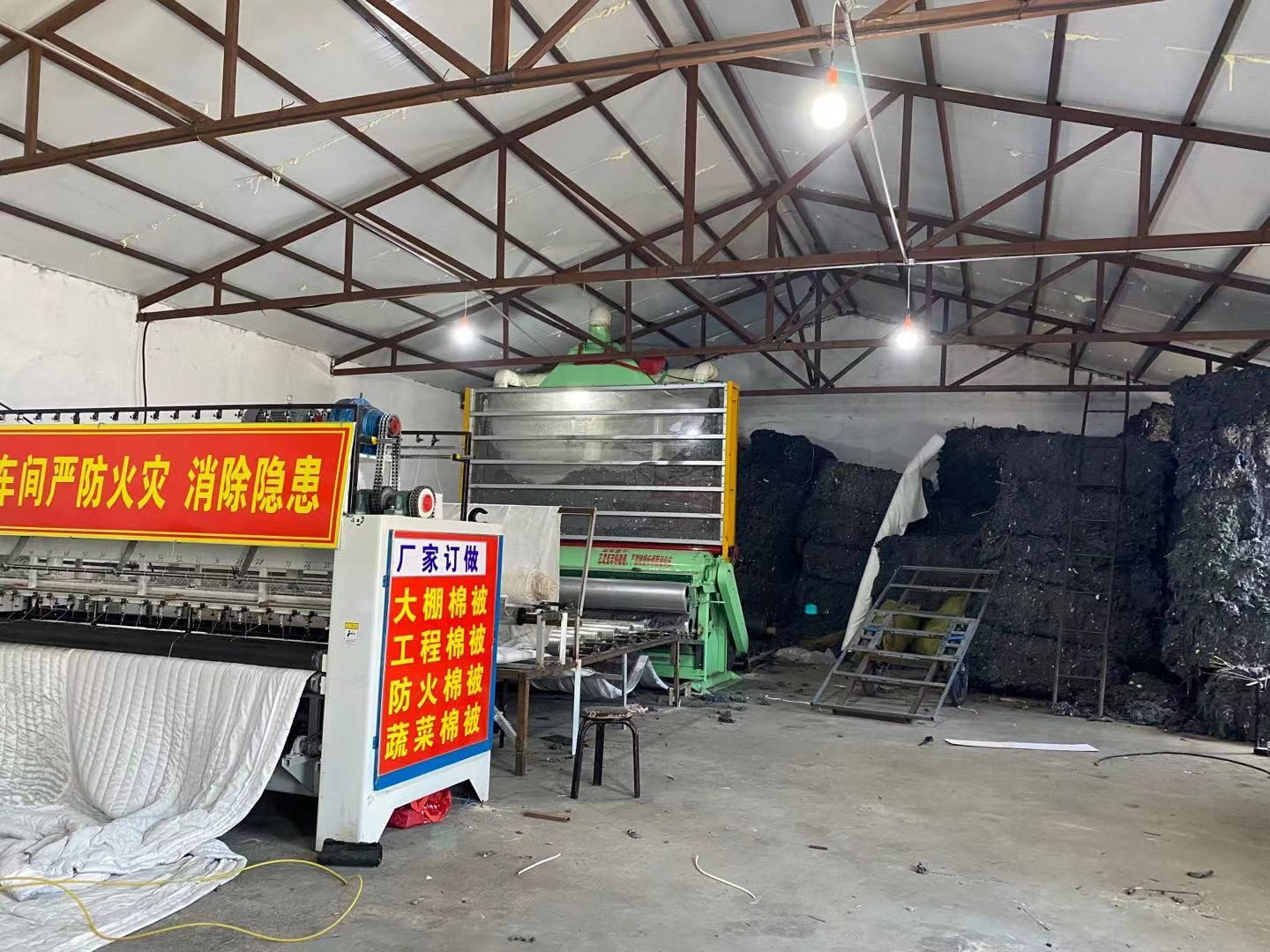 阳发大棚保温被生产车间